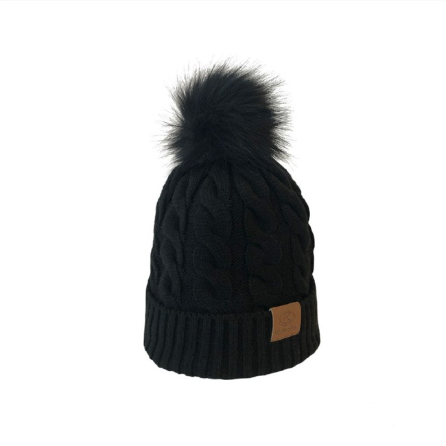 Faux Fur Pom Beanie - Kubota