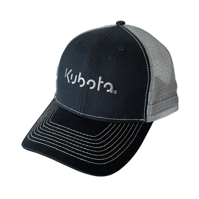 Tonal Stripe Black/Grey Mesh Cap