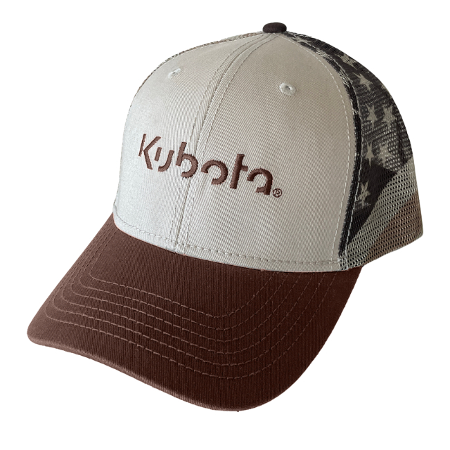 Earth Tone Flag Mesh Cap