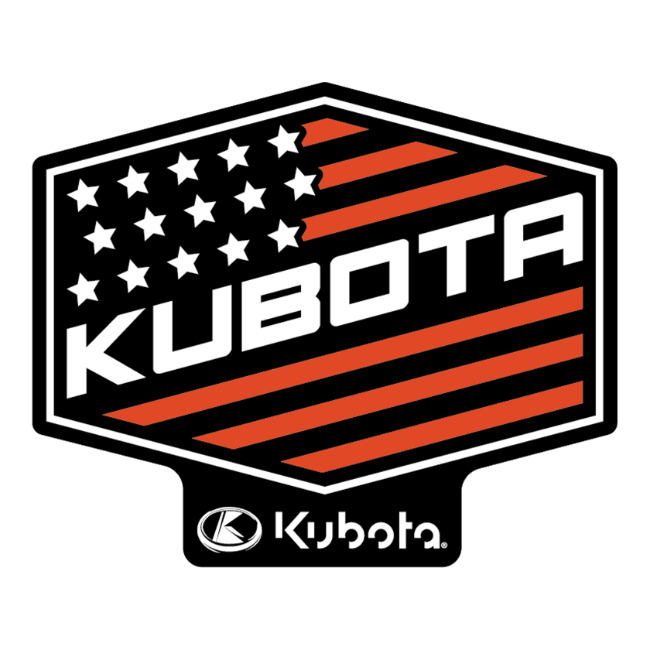 Kubota® Stars & Stripes Decal