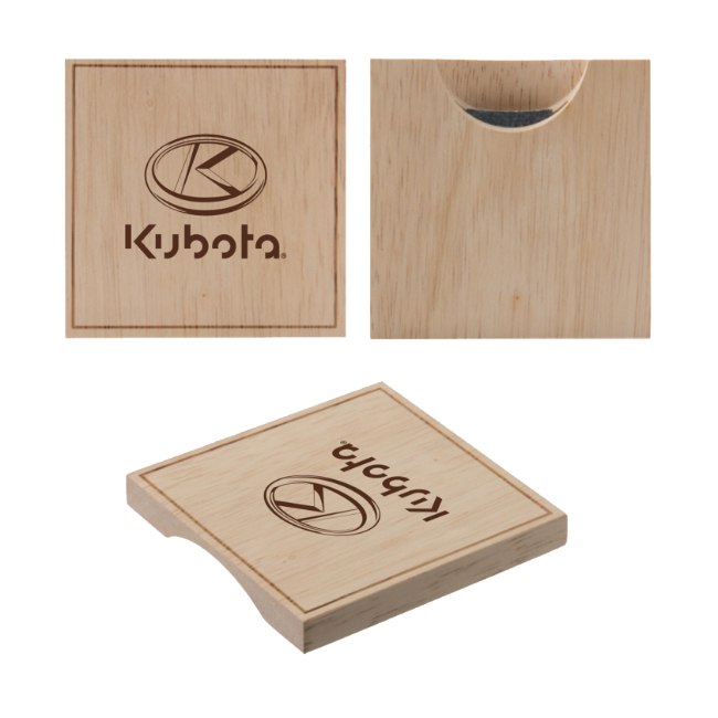 Wood Bottle Opener Coaster