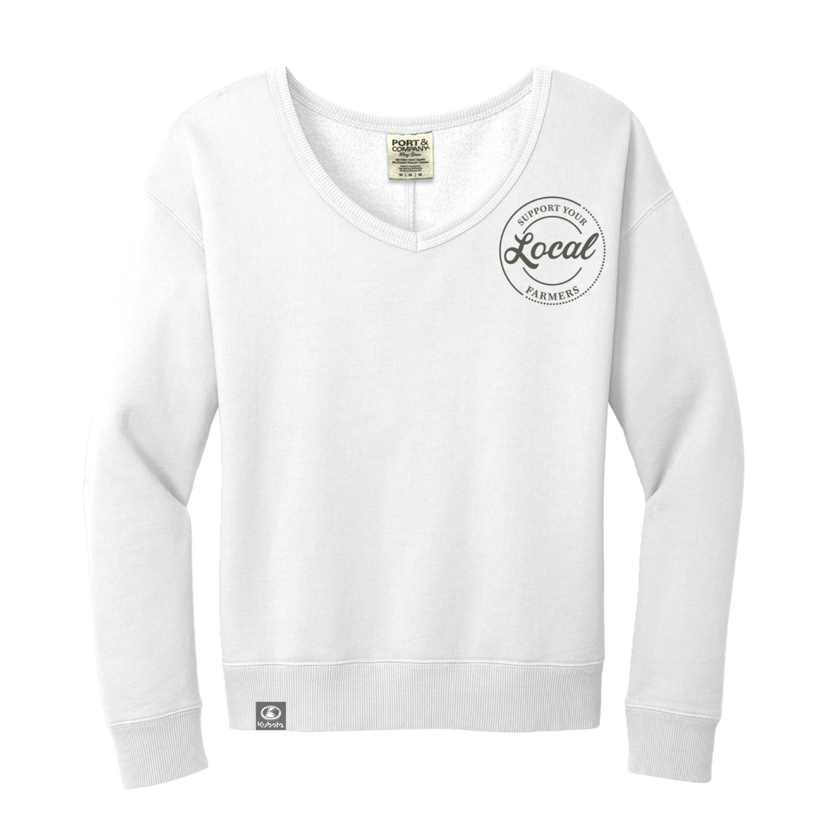 Ladies' V-Neck Sweatshirt