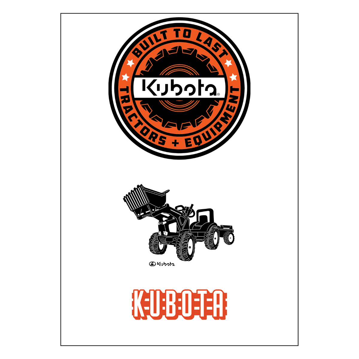 Kubota® Temporary Tattoos