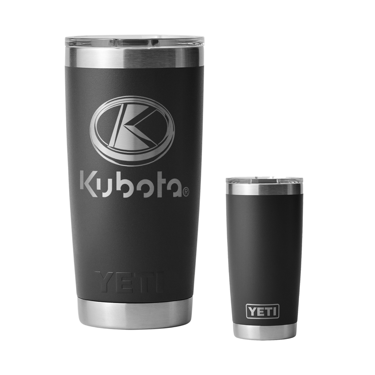 REAL YETI 18 Oz. Laser Engraved White Stainless Steel Yeti With